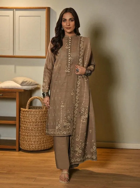 Zellbury Printed Winter Khaddar Collection 2025 (WUW24X30462)