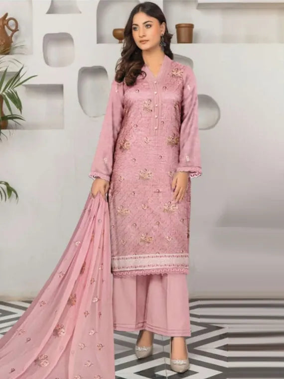 Zouq Embroidered Summer Lawn Collection 2025 (D-05)