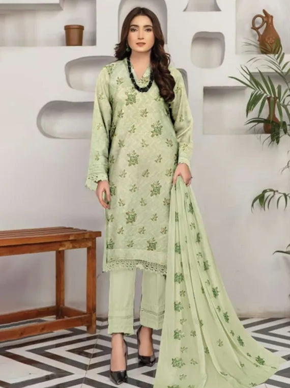 Zouq Embroidered Summer Lawn Collection 2025 (D-06)