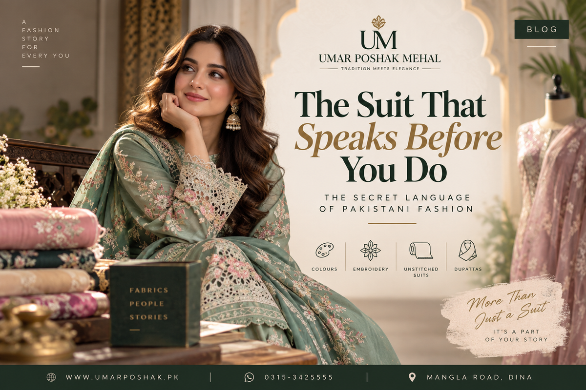 The Suit That Speaks Before You Do: The Secret Language of Pakistani Fashion