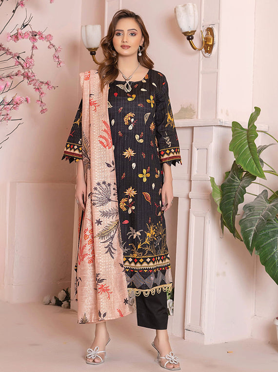 Ayat by BME Fancy Embroidered Lawn Collection 2025 Vol-1600