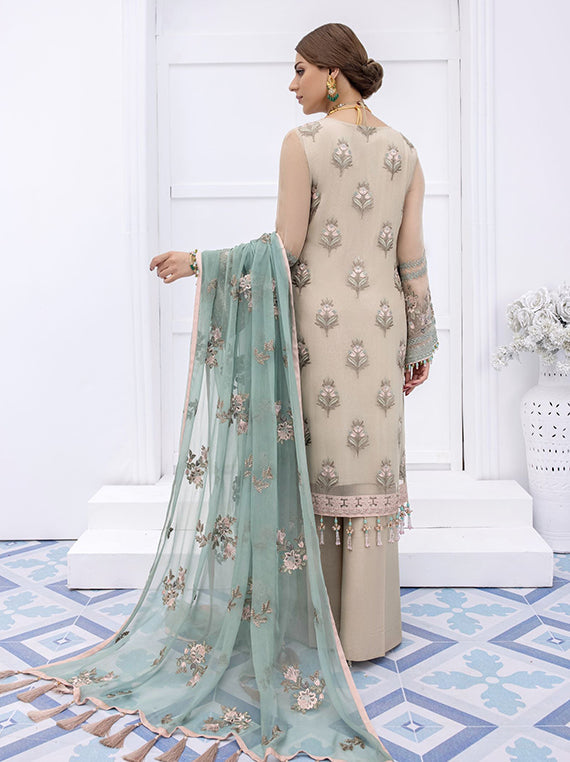 Flossie Festive Embroidered Unstitched Collection'26 (S-809)