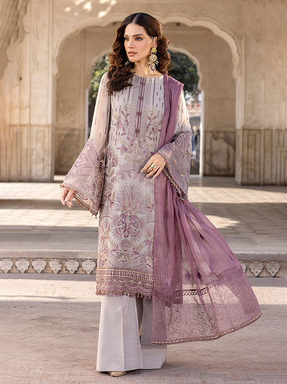 Flossie Festive Embroidered Unstitched Collection'26 (S-1310)