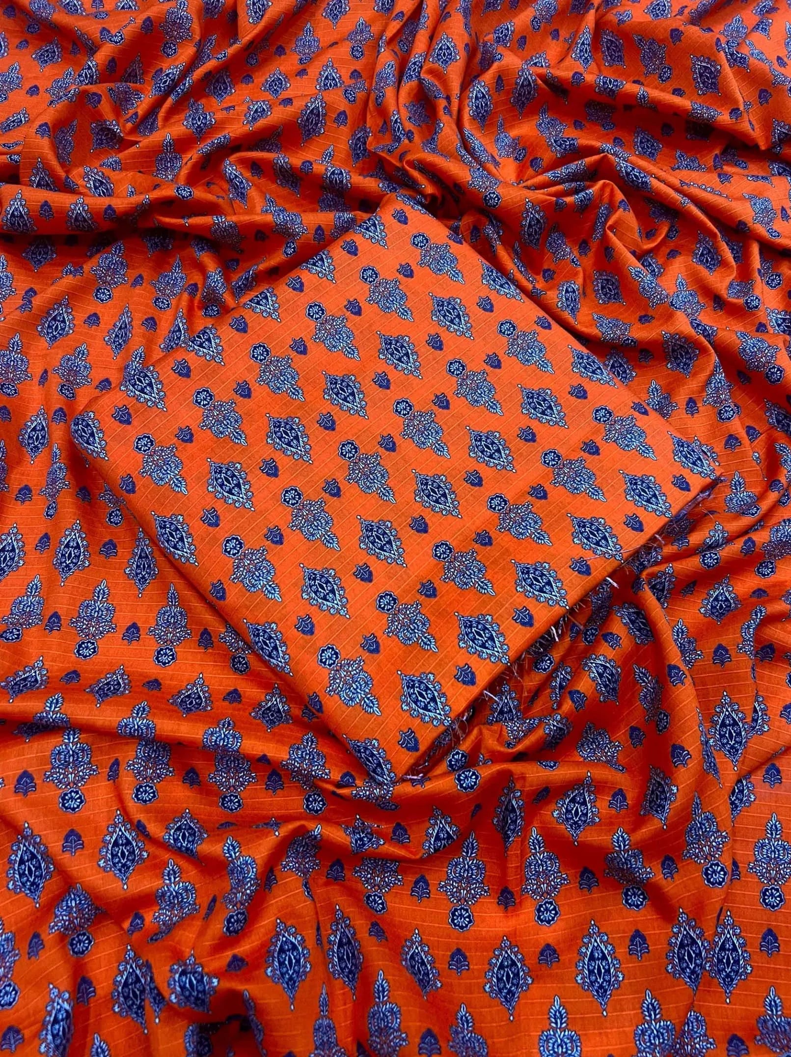 Two Piece Printed Doriya Linen Collection 2024 (AC-24-19)