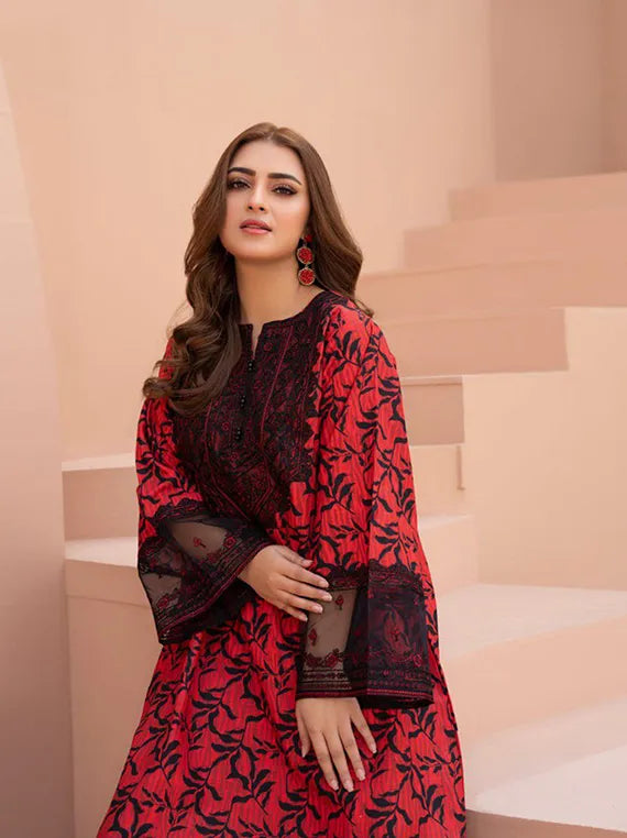 2 Piece Printed Embroidered Collection 2025 By Sitara Studio (LDS 1028)