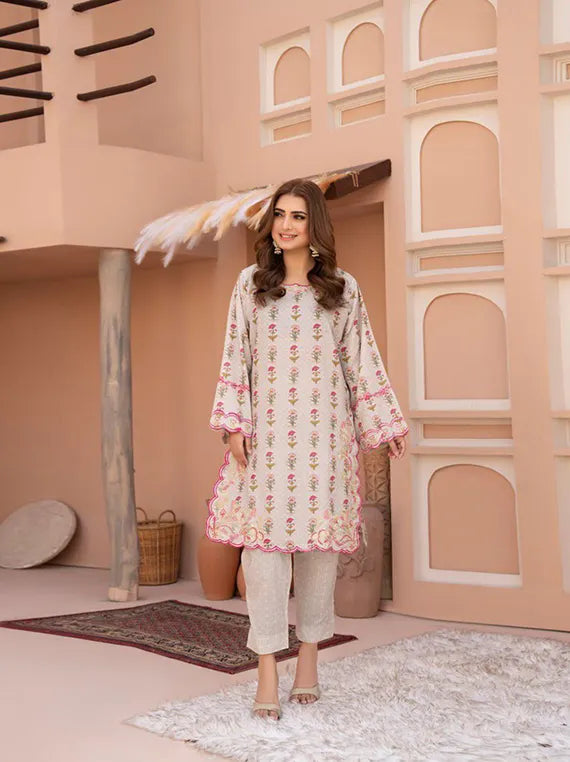 2 Piece Printed Embroidered Collection 2025 By Sitara Studio (LDS 1032)