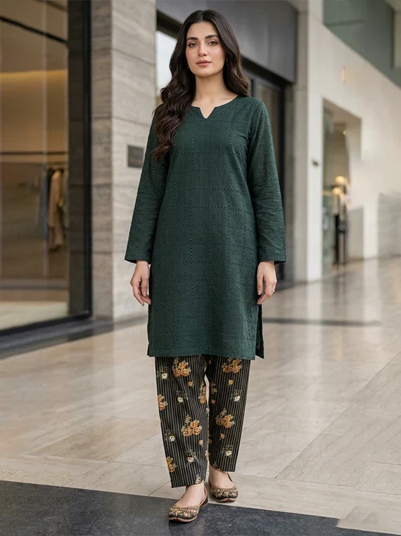 2pc Chikankari Lawn Edit 2026 Vol-FA51 (D-09)