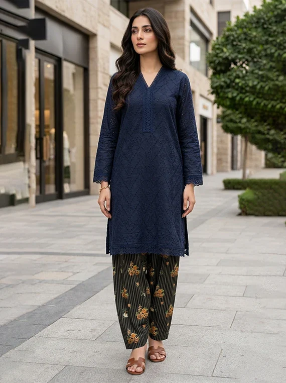 2pc Chikankari Lawn Edit 2026 Vol-FA51 (D-10)