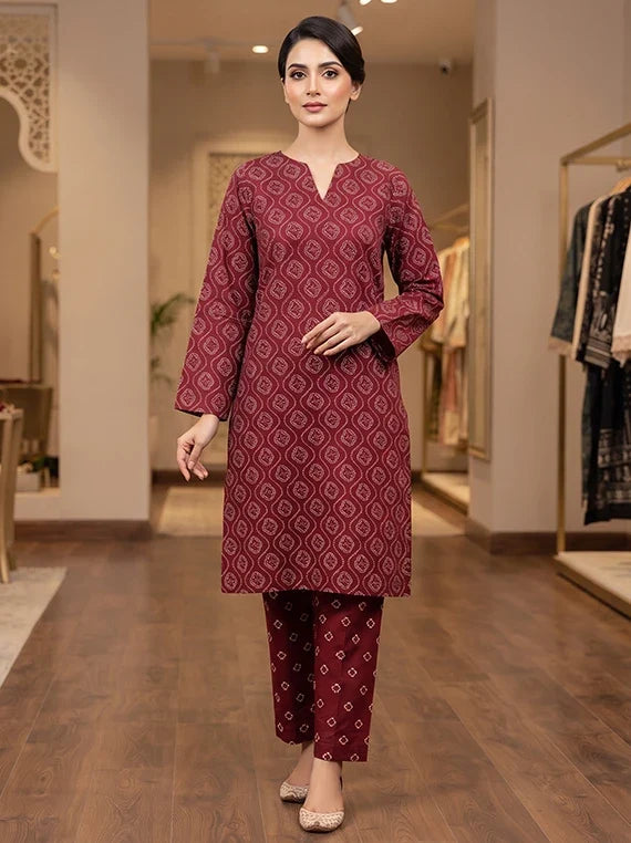 2pc Printed Cambric Cotton Edit 2026 Vol-FB07 (D-04)
