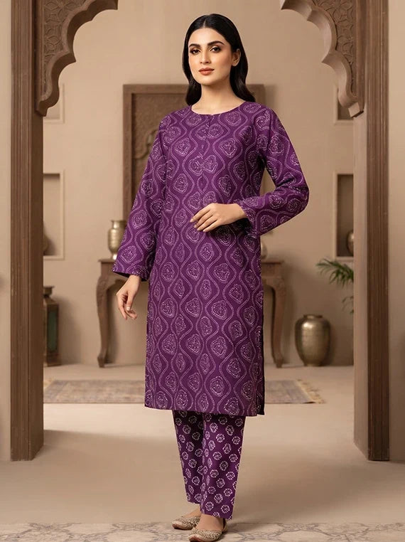 2pc Printed Cambric Cotton Edit 2026 Vol-FB07 (D-06)