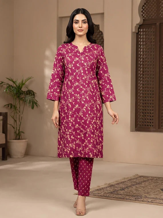 2pc Printed Cambric Cotton Edit 2026 Vol-FB07 (D-08)