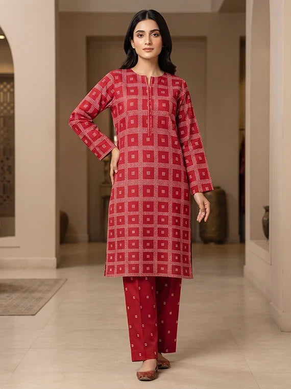2pc Printed Cambric Cotton Edit 2026 Vol-FB07 (D-12)