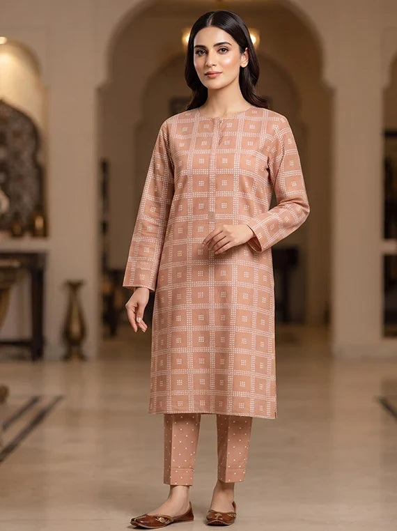 2pc Printed Cambric Cotton Edit 2026 Vol-FB07 (D-14)