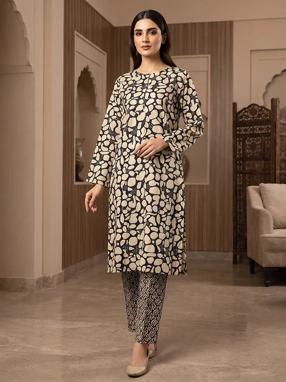 2pc Printed Cambric Cotton Edit 2026 Vol-FB07 (D-17)