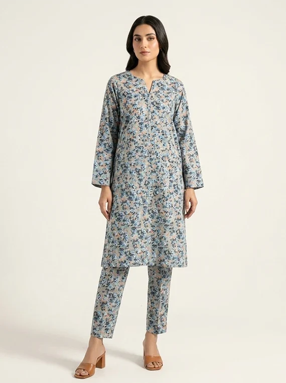 2pc Printed Lawn Edit 2026 Vol-FA02 (D-04)