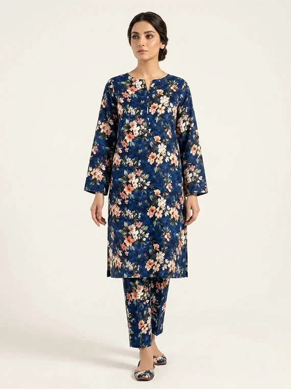 2pc Printed Lawn Edit 2026 Vol-FA02 (D-05)