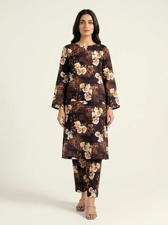 2pc Printed Lawn Edit 2026 Vol-FA02 (D-06)