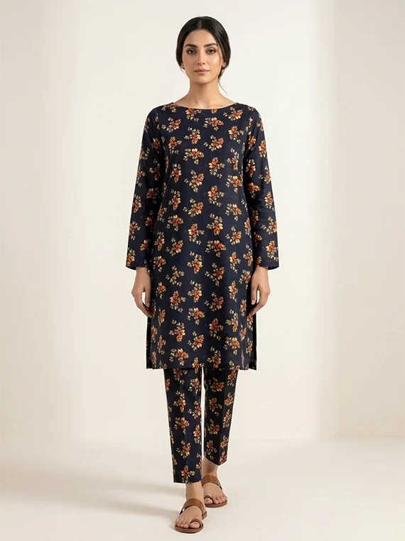 2pc Printed Lawn Edit 2026 Vol-FA02 (D-08)