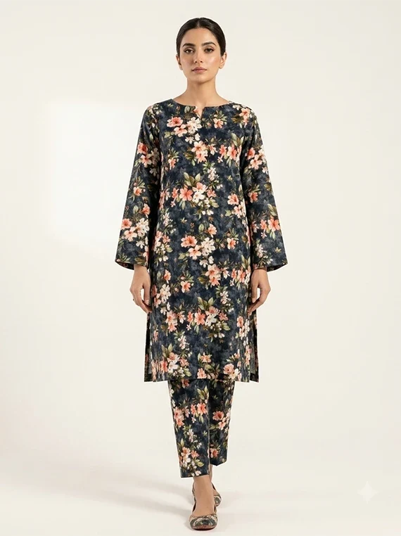 2pc Printed Lawn Edit 2026 Vol-FA02 (D-11)