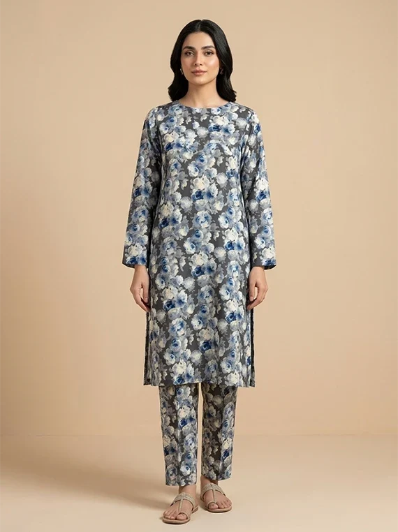 2pc Printed Lawn Edit 2026 Vol-FA02 (D-16)