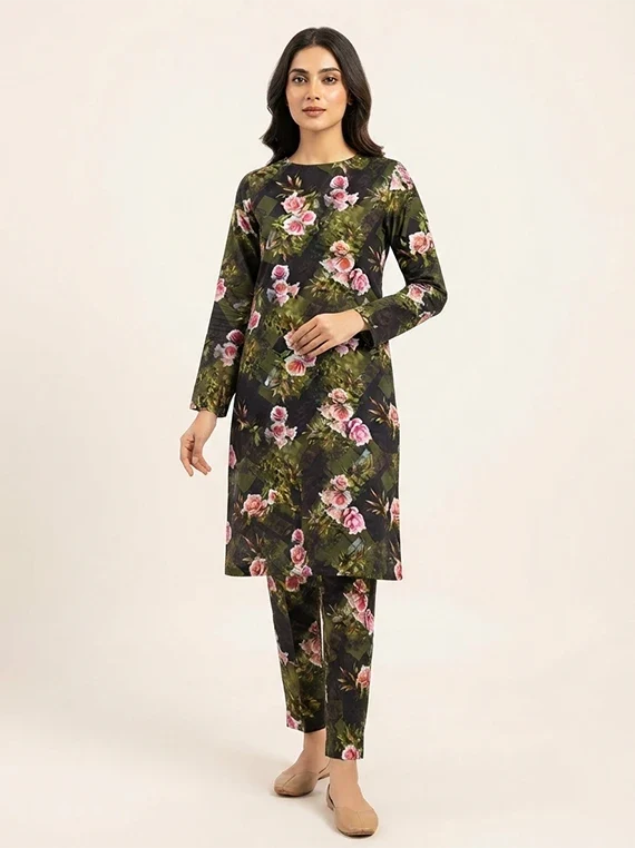 2pc Printed Lawn Edit 2026 Vol-FA02 (D-24)