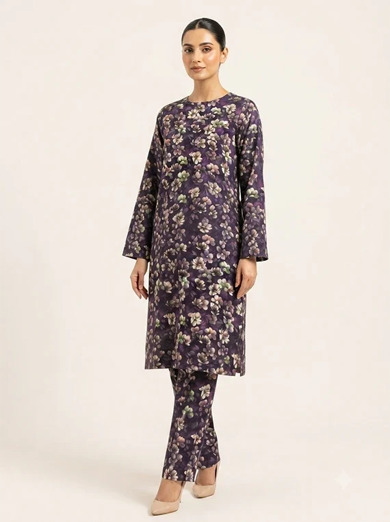 2pc Printed Lawn Edit 2026 Vol-FA02 (D-26)
