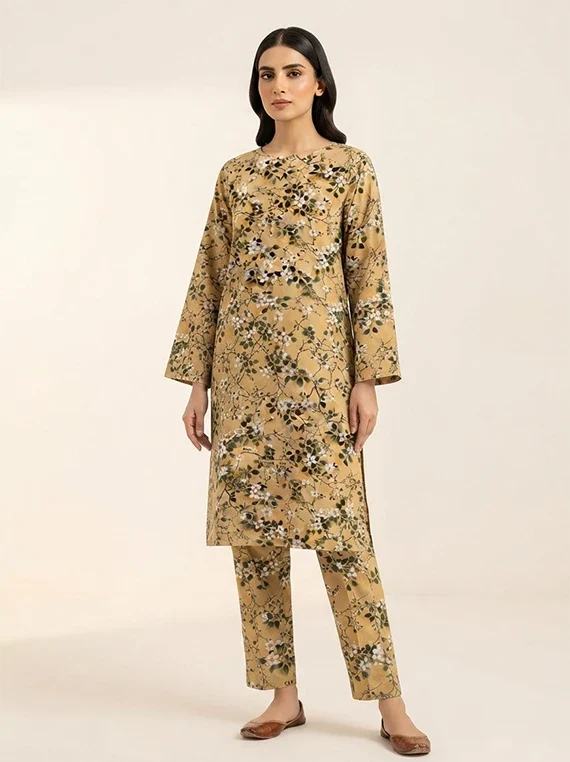 2pc Printed Lawn Edit 2026 Vol-FA02 (D-27)