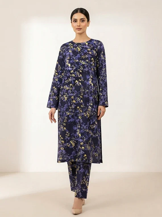 2pc Printed Lawn Edit 2026 Vol-FA02 (D-32)