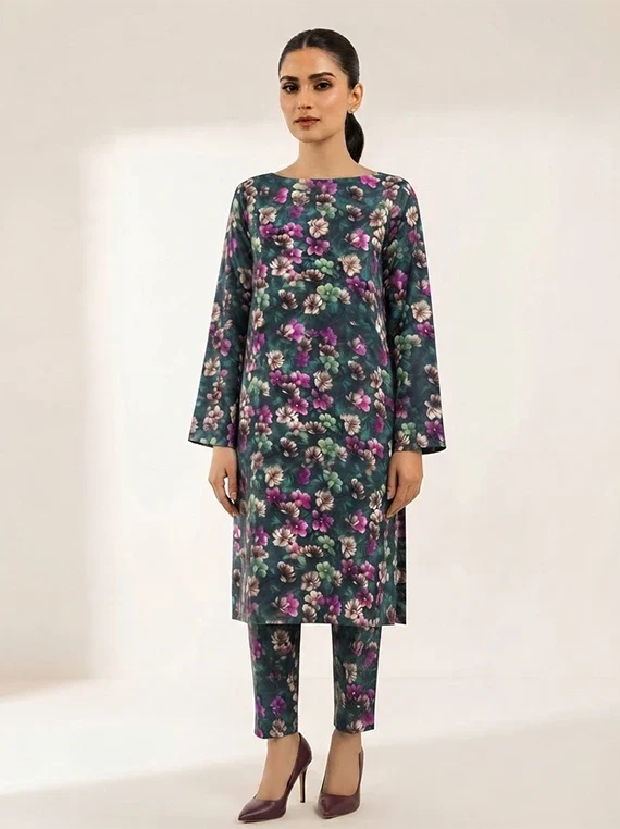 2pc Printed Lawn Edit 2026 Vol-FA02 (D-36)