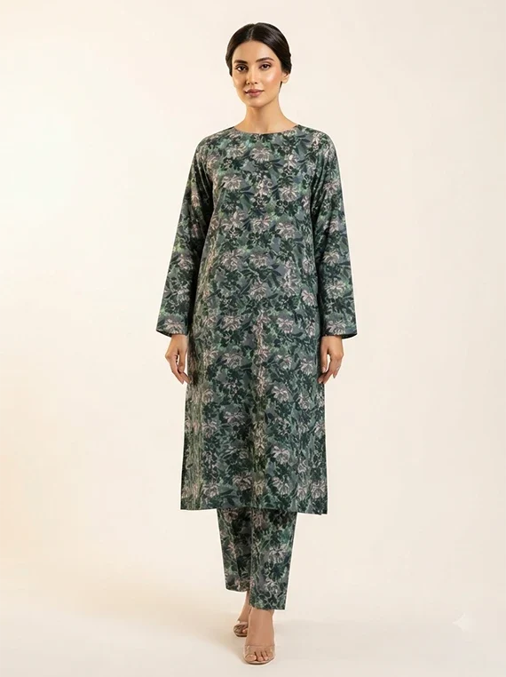 2pc Printed Lawn Edit 2026 Vol-FA02 (D-37)