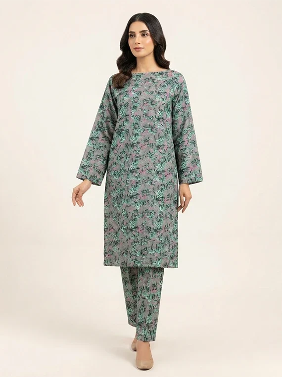 2pc Printed Lawn Edit 2026 Vol-FA02 (D-44)
