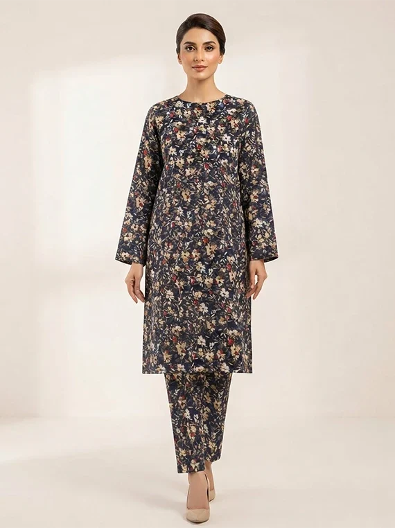 2pc Printed Lawn Edit 2026 Vol-FA02 (D-51)
