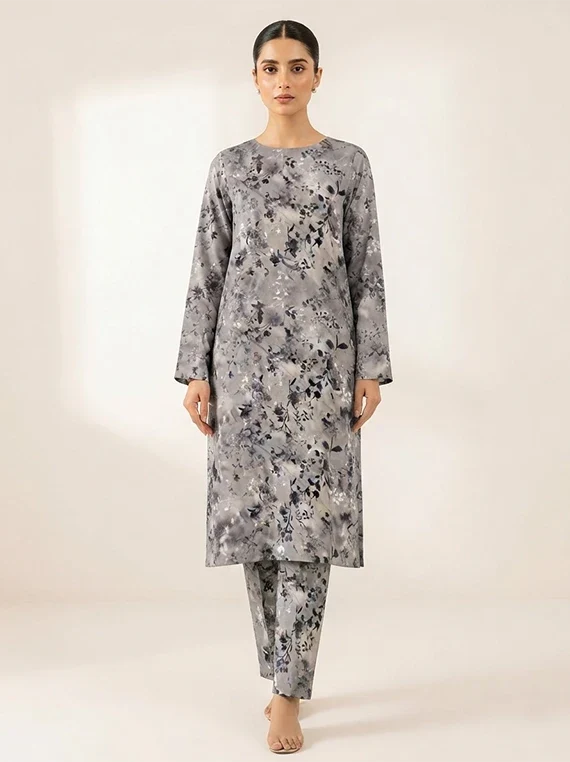 2pc Printed Lawn Edit 2026 Vol-FA02 (D-58)