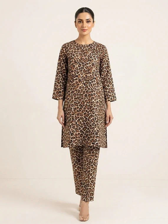 2pc Printed Lawn Edit 2026 Vol-FA02 (D-61)