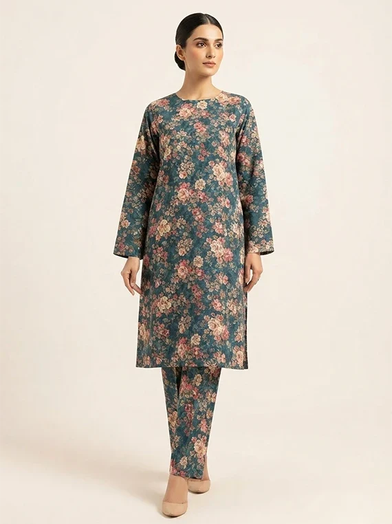 2pc Printed Lawn Edit 2026 Vol-FA02 (D-62)