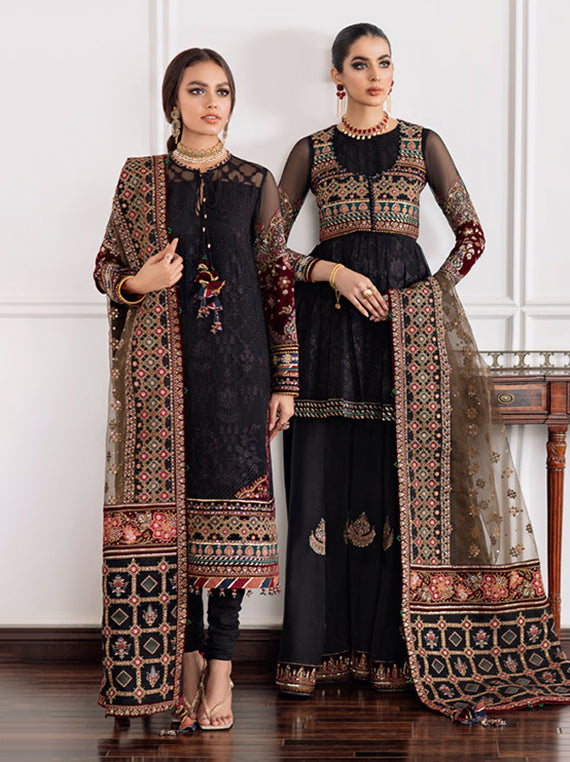 Baroque Embroidered Chiffon Multi Collection 2026 (BQU-CH09-04)