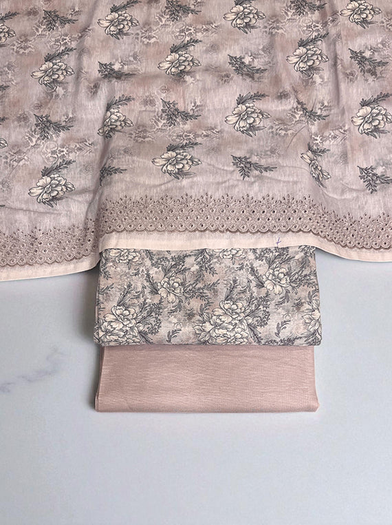 Piece Embroidered Karandi Mother Edit25 Vol-25DK01 (D-01)
