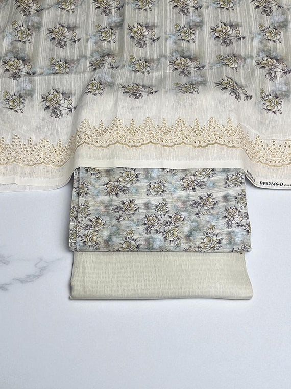 3 Piece Embroidered Karandi Mother Edit25 Vol-25DK07 (D-07)
