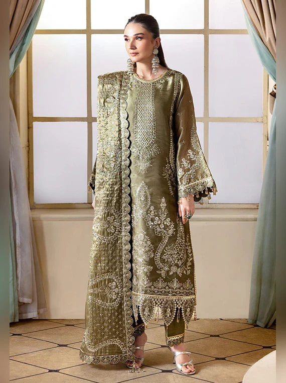 AAINA by Alizeh Embroidered Sheesha Silk Collection 2026 (2236-Hoorab)