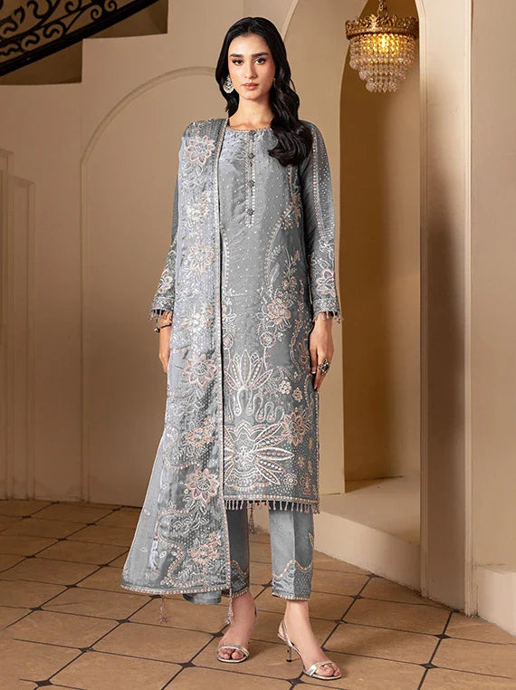 AAINA by Alizeh Embroidered Sheesha Silk Collection 2026 (2239-Kundan)