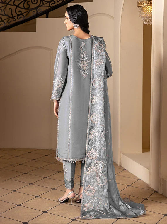 AAINA by Alizeh Embroidered Sheesha Silk Collection 2026 (2239-Kundan)