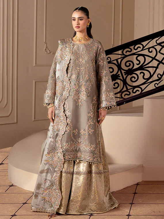 AAINA by Alizeh Embroidered Sheesha Silk Collection 2026