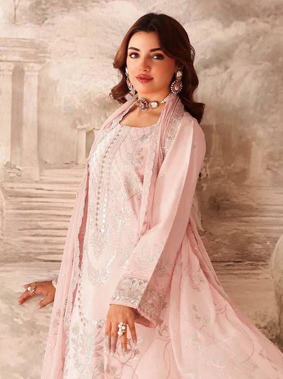 AANGAN by Ramsha Embroidered Rawsilk Collection 2025 Vol-02 (AA-202)