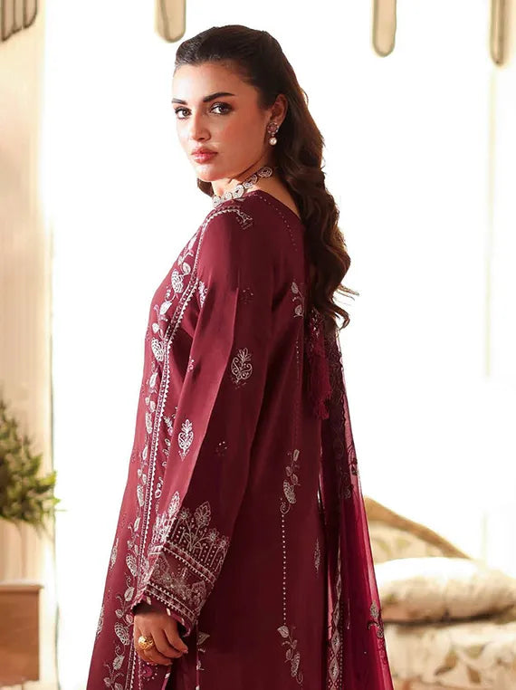 AANGAN by Ramsha Embroidered Rawsilk Collection 2025 Vol-02 (AA-203)