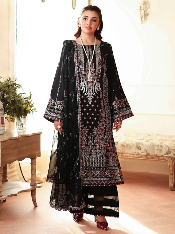 AANGAN by Ramsha Embroidered Rawsilk Collection 2025 Vol-02 (AA-206)