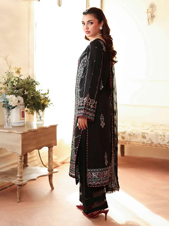 AANGAN by Ramsha Embroidered Rawsilk Collection 2025 Vol-02 (AA-206)