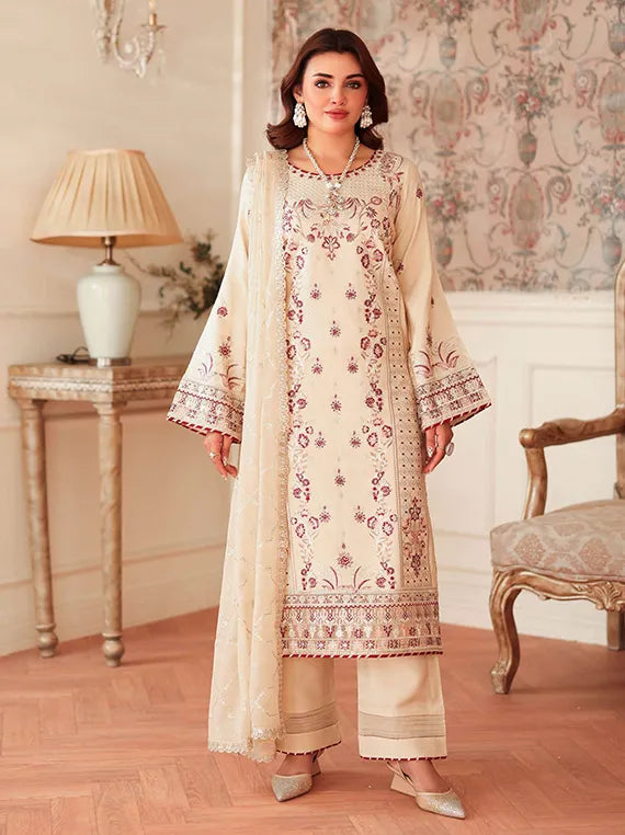 AANGAN by Ramsha Embroidered Rawsilk Collection 2025 Vol-02 (AA-207)