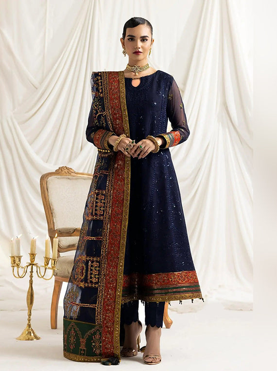 Alizeh Exclusive Formals Collection 2026 (AF-CH-2117-Mehlika C Blue)