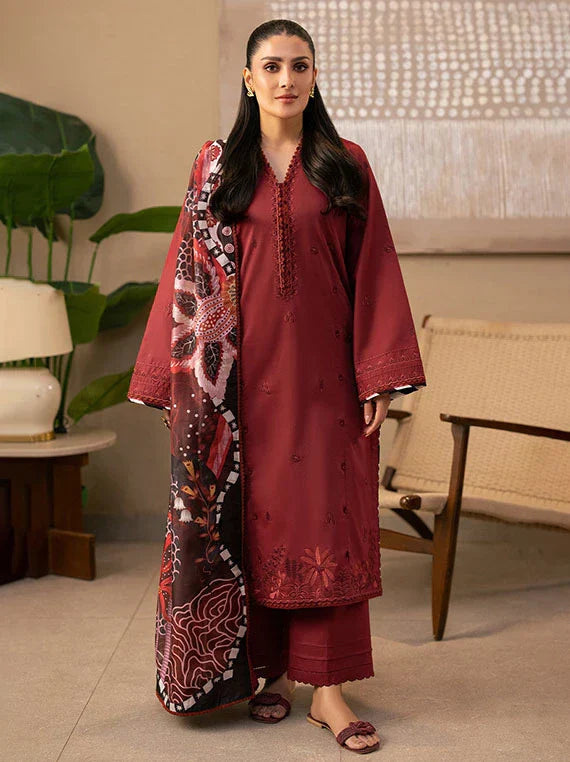 AFSANAH by Seran Embroidered Lawn Collection 2026 Vol-01 (03-Rima)