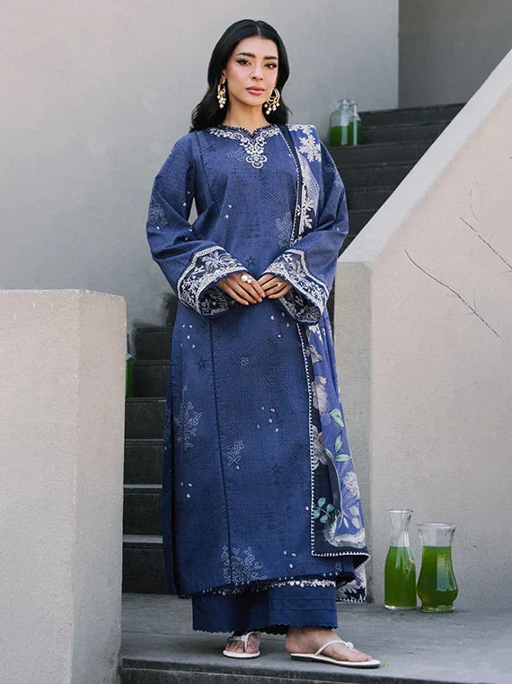 AFSANAH by Seran Embroidered Lawn Collection 2026 Vol-01 (12-Sia)